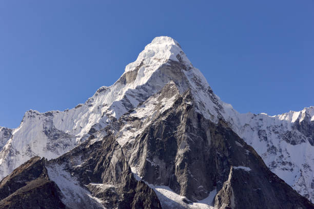 Cho Oyu 8,188m - Himalayan Peak aerial view